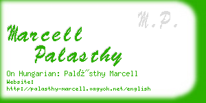 marcell palasthy business card